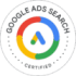 Profissional certificado em Google Ads